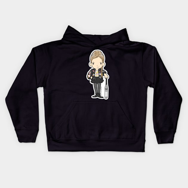 Ace Kids Hoodie by SpacebatDesigns 